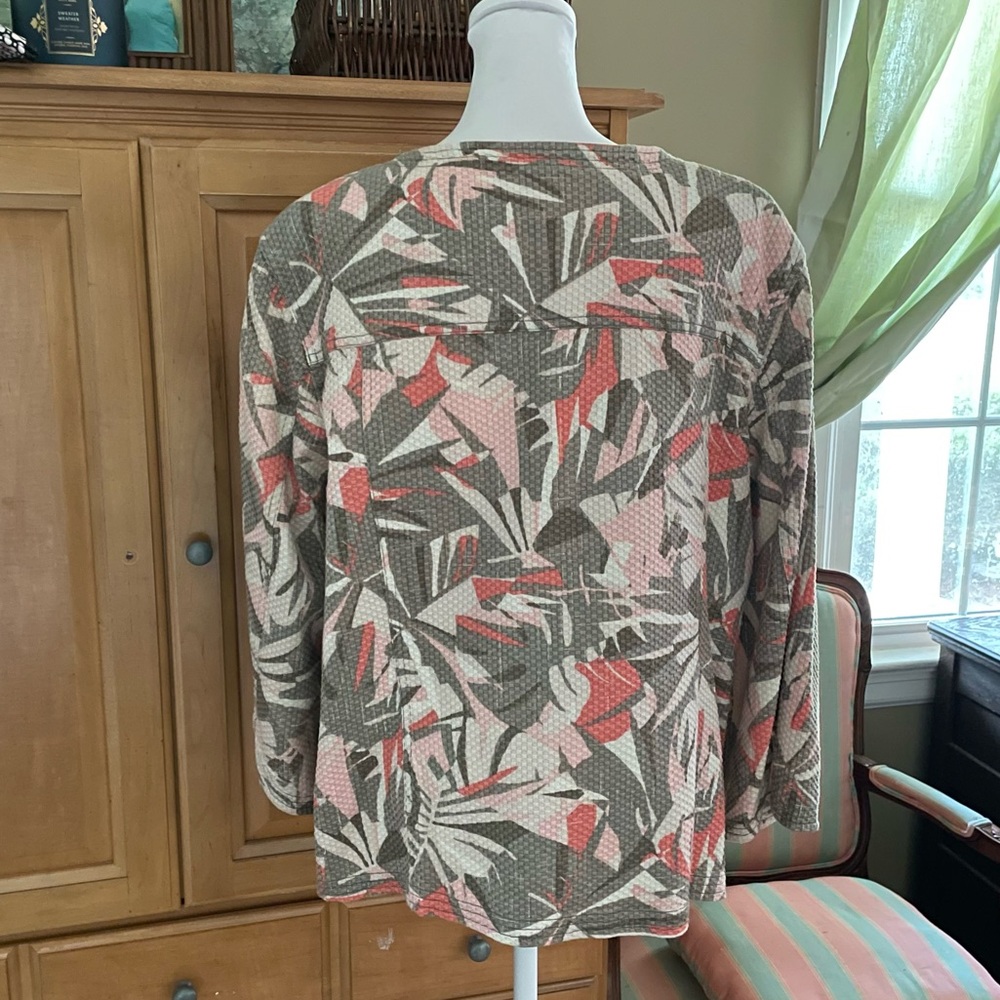 Ruby Rd Woman's Floral Print Jacket Size 20W - Picture 4 of 5
